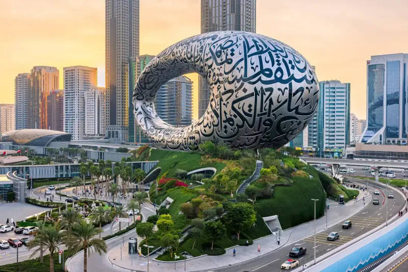 Vue panoramique de Dubaï